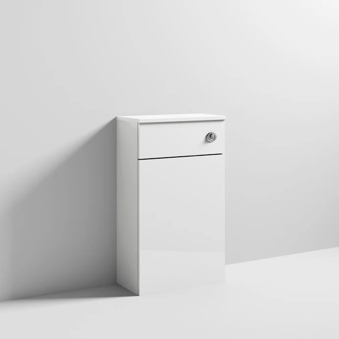 Cape 500mm Toilet Unit - Gloss White