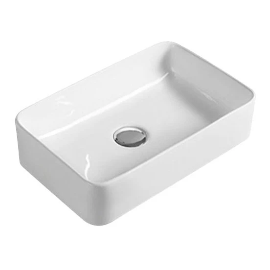 Como Rectangular 365mm Countertop Basin