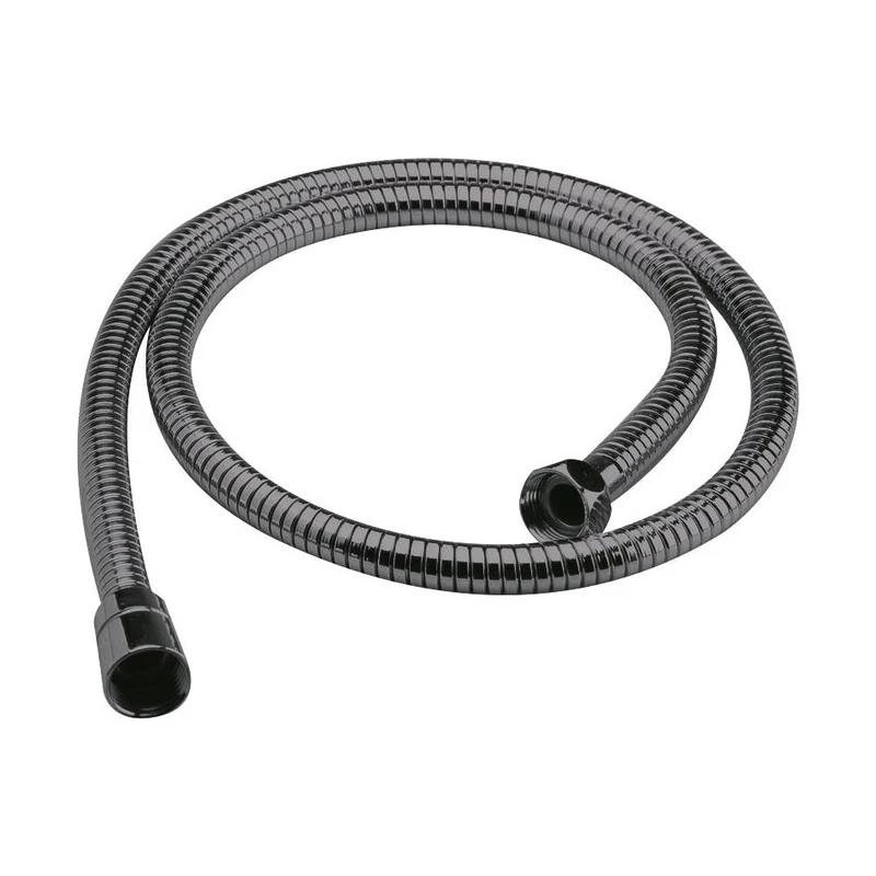 Nuie Shower Flex Contemporary Brushed Pewter Brass 1500x15x15mm