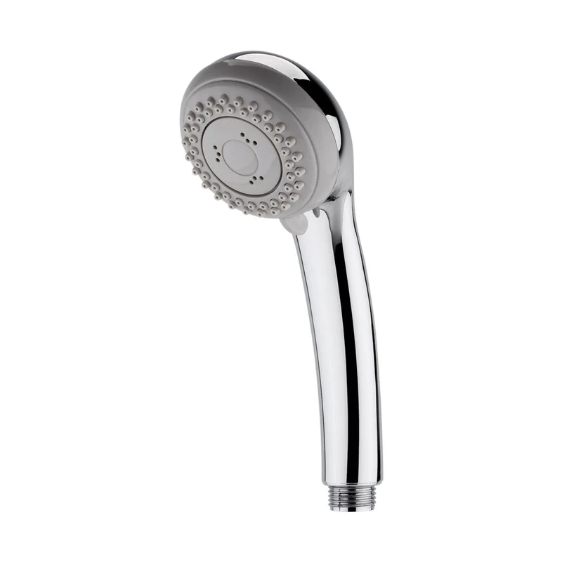 Nuie Three Function Handset Contemporary Chrome ABS 185x70x95mm