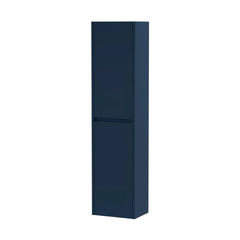 Nuie Havana Tall Unit Contemporary Indigo Blue MFC Painted Matt 1433x350x255mm