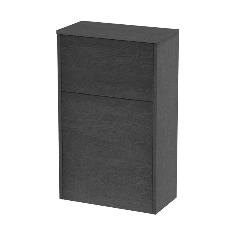 Nuie Juno 500mm Wc Unit Contemporary Graphite Grey Woodgrain MFC Textured Woodgrain 821x502x260mm