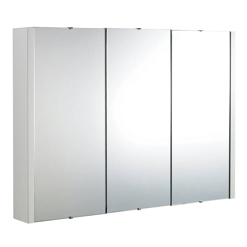 Lomond 900mm Mirror Cabinet - Gloss White