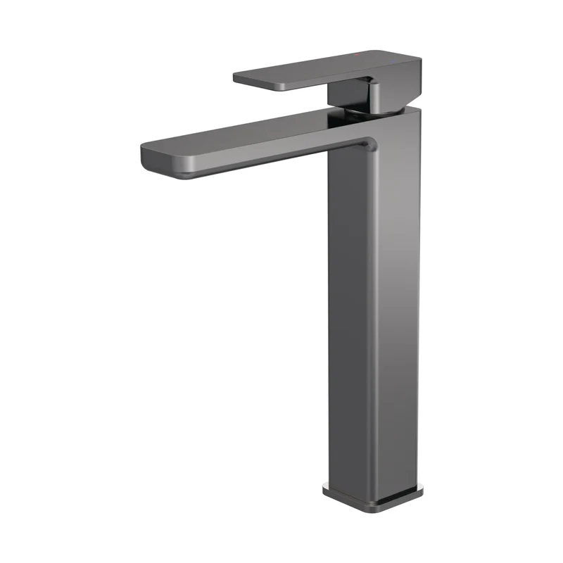 Nuie Windon High-rise Mono Basin Mixer (no Waste) Contemporary Brushed Pewter Brass,plastic 290x50x192mm