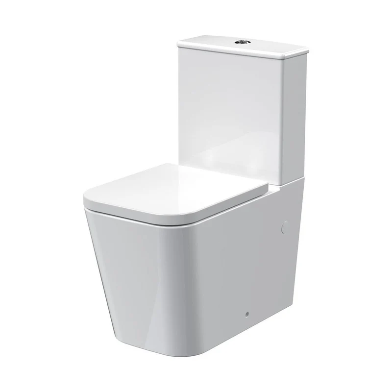 Nuie Ava Pan, Cistern & Seat Contemporary White Vitreous China 792x385x623mm
