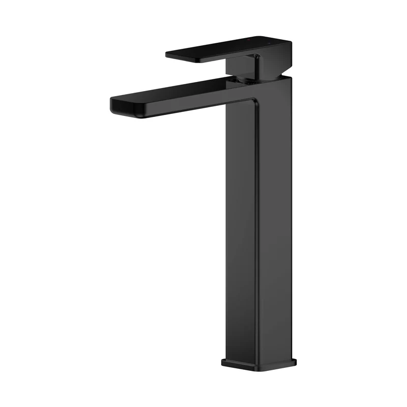 Nuie Windon High-rise Mono Basin Mixer (no Waste) Contemporary Matt Black Brass,plastic 290x50x192mm