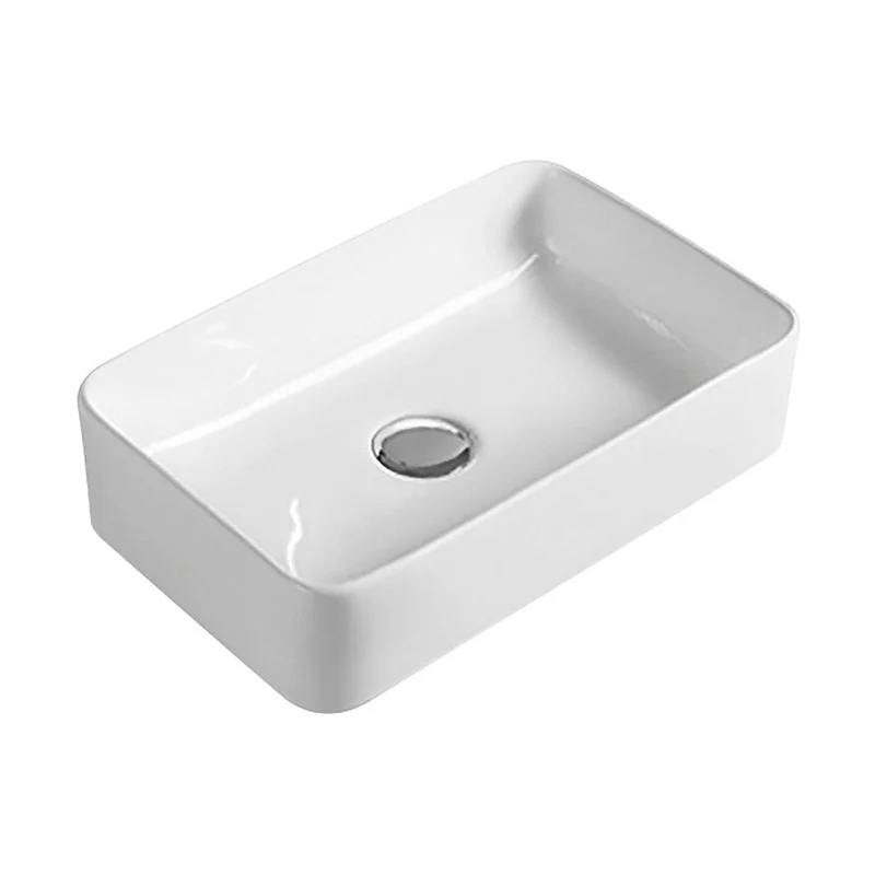 Nuie Vessels Rectangular Vessel Contemporary White Vitreous China 120x365x235mm