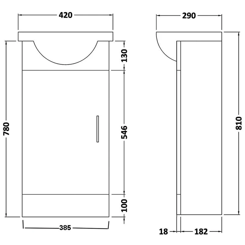 Layla 903mm Furniture Pack With Basin, Back To Wall Toilet & Cistern - Gloss White