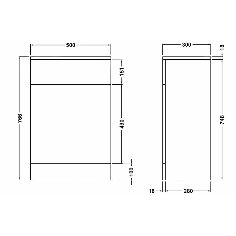 Layla 1015mm Furniture Pack With Basin, Back To Wall Toilet & Cistern - Gloss White