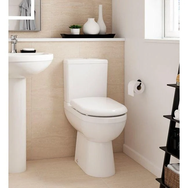 Jenson Comfort Height Close Coupled Toilet & Soft Close Seat