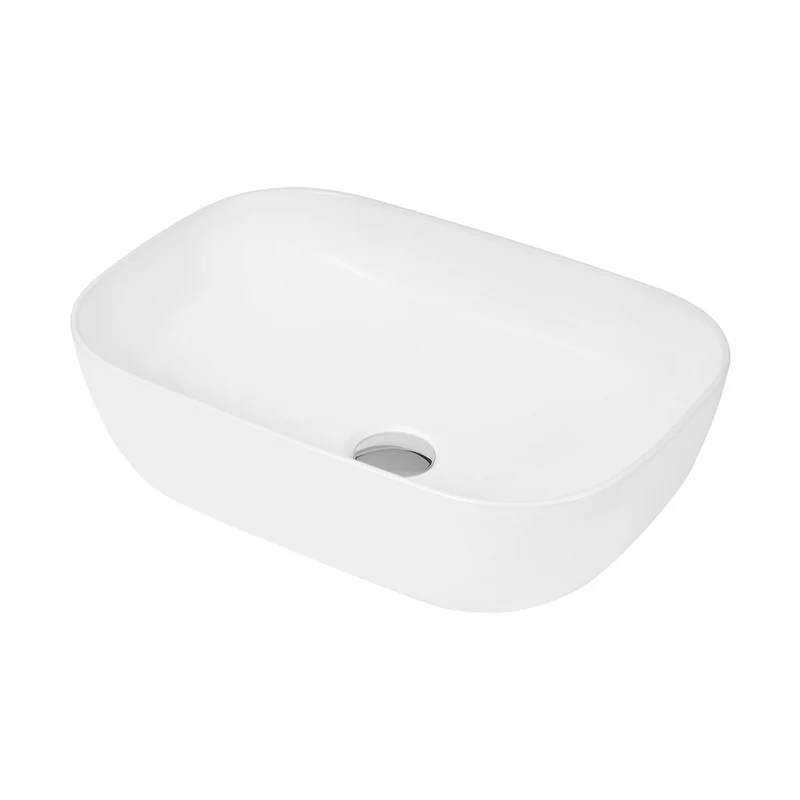 Nuie Vessels Rectangular Vessel Contemporary White Vitreous China 135x455x325mm