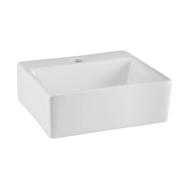 Nuie Vessels Rectangular Vessel Contemporary White Vitreous China 115x335x295mm