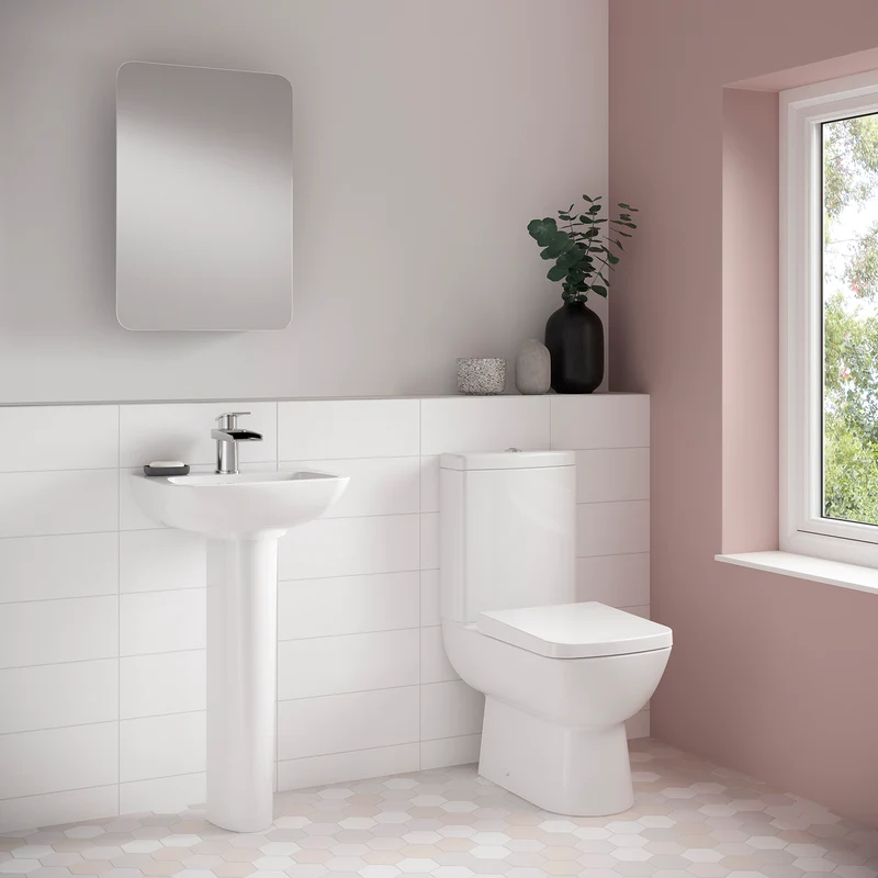 Moby Compact Close Coupled Toilet & Soft Close Seat