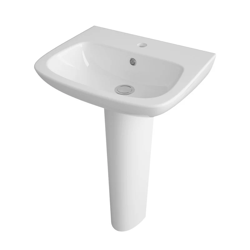 Moby 500mm Basin & Full Pedestal