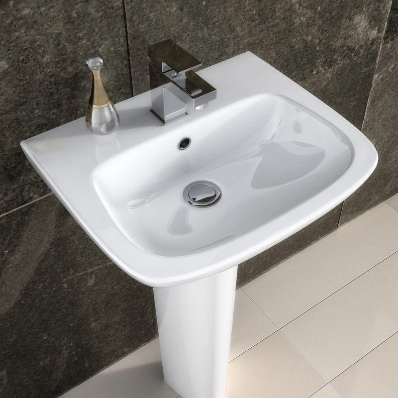 Moby 450mm Basin & Full Pedestal