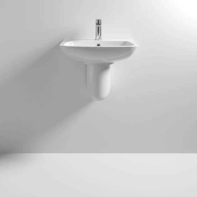 Moby 500mm Basin & Semi Pedestal