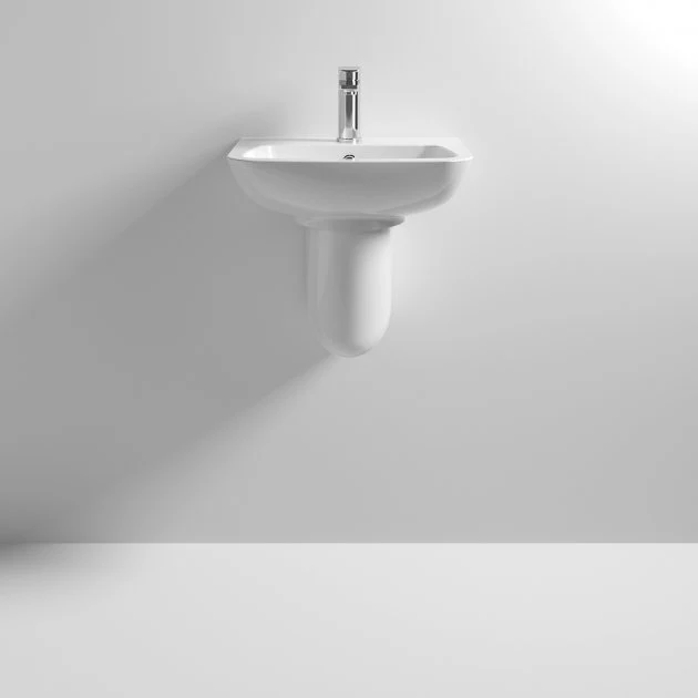 Moby 450mm Basin & Semi Pedestal