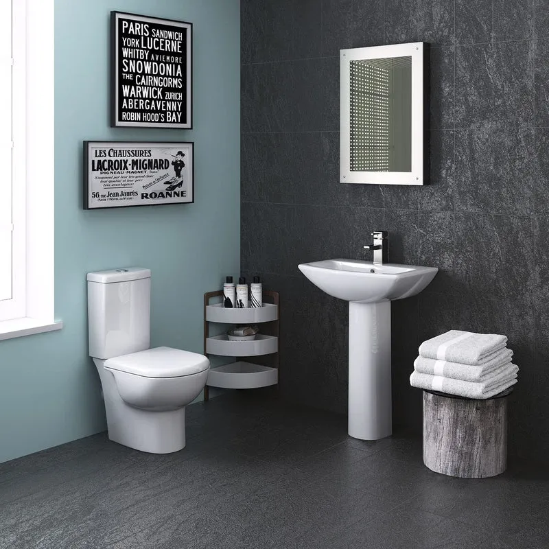 Capri Compact Close Coupled Toilet & Soft Close Seat
