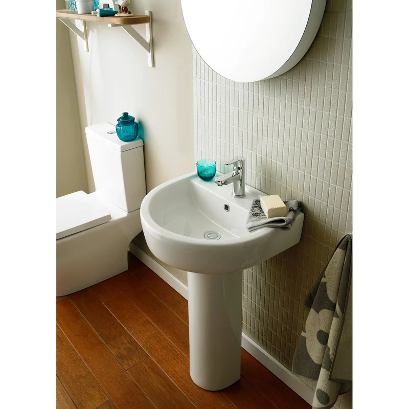 Capri 420mm Basin & Full Pedestal