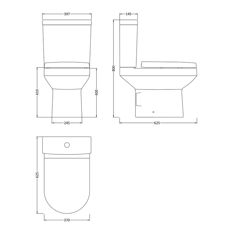 Lomond Close Coupled Toilet & Soft Close Seat