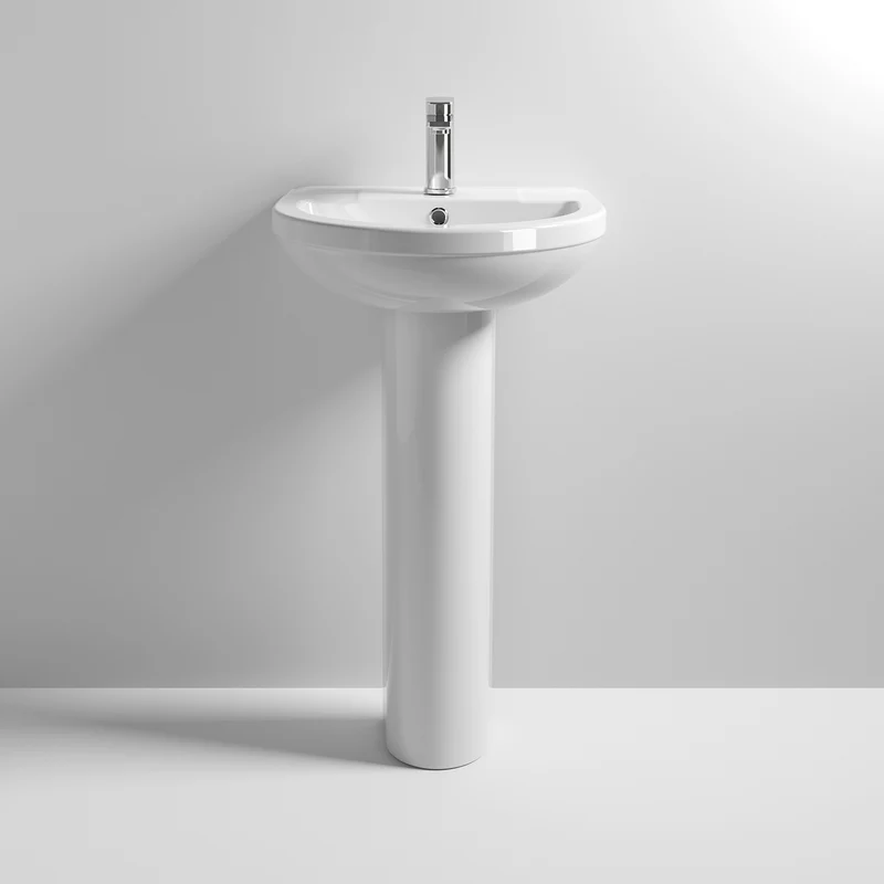 Lomond 500mm Basin & Full Pedestal