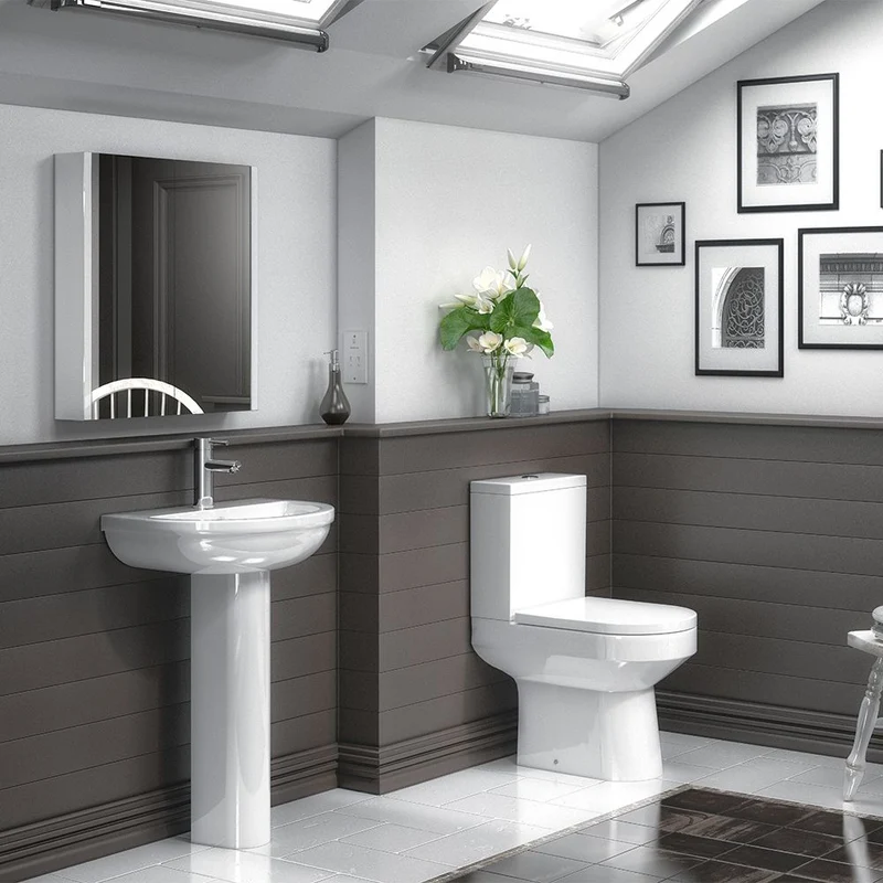Lomond 500mm Basin & Full Pedestal