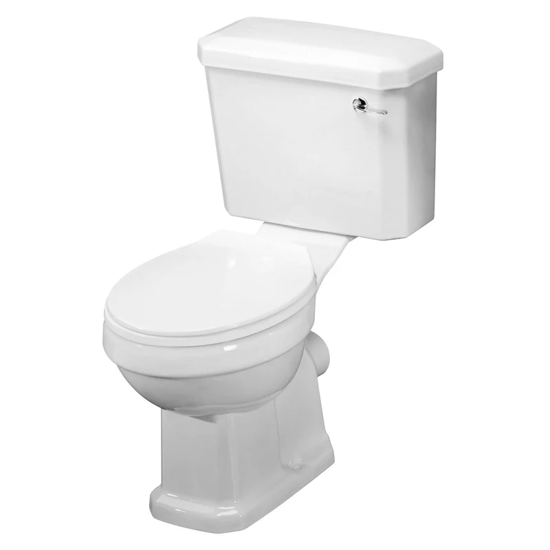 Abbey Bay Marlborough Close Coupled Toilet & Soft Close Seat