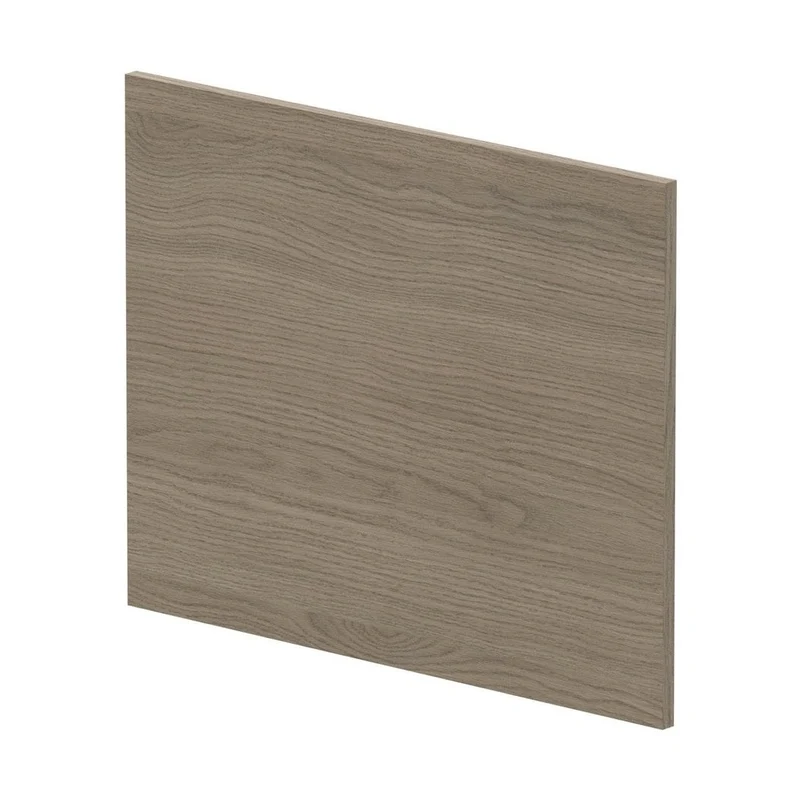 Nuie Shower Bath End Panel (700mm) Contemporary Solace Oak MFC Textured Woodgrain 520x680x18mm