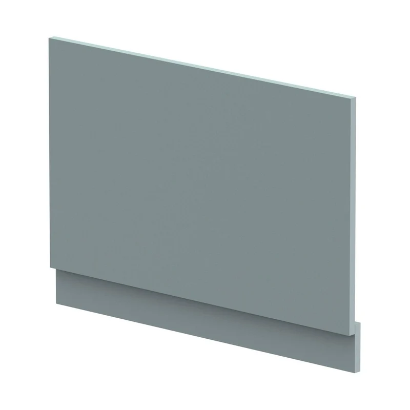Nuie Bath Panels 800mm Bath End Panel Contemporary Coastal Grey MFC Smooth Matt 560x780x36mm