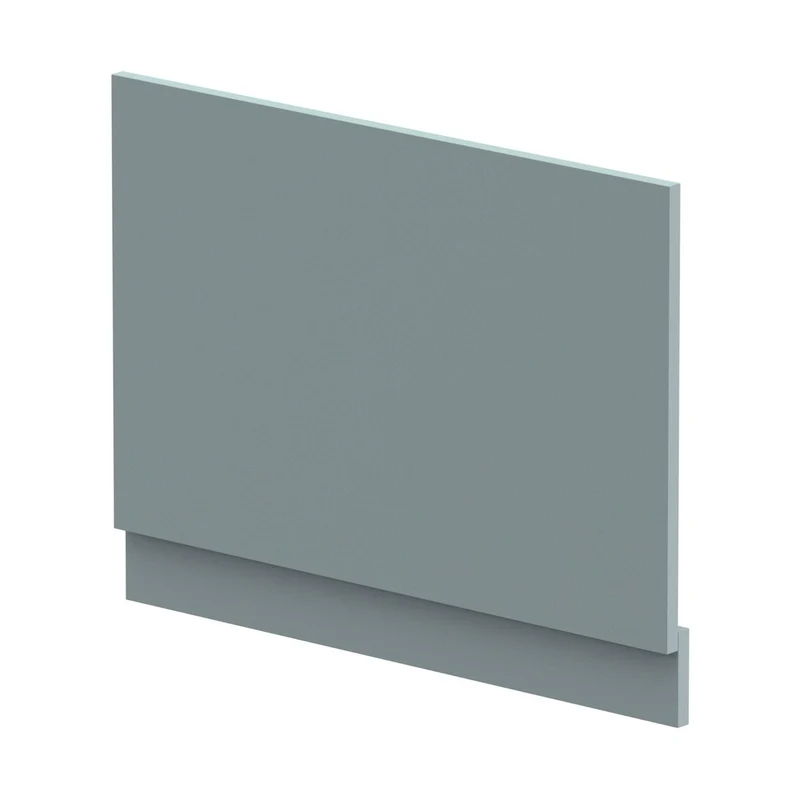 Nuie Bath Panels 750mm Bath End Panel & Plinth Contemporary Coastal Grey MFC Smooth Matt 560x730x36mm