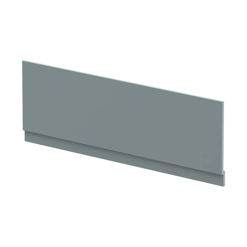 Nuie Bath Panels 1700mm Bath Front Panel & Plinth Contemporary Coastal Grey MFC Smooth Matt 560x1695x36mm