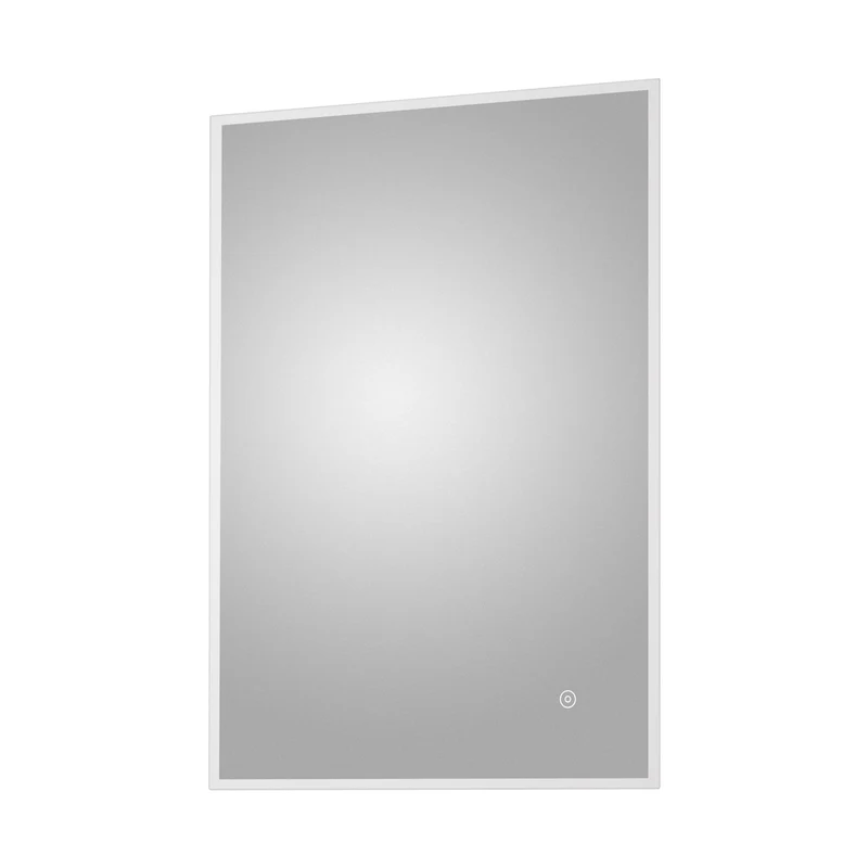 Nuie Led Touch Sensor 700 X 500 Ambient Mirror Contemporary Silver Aluminium 700x500x30mm - LQ602