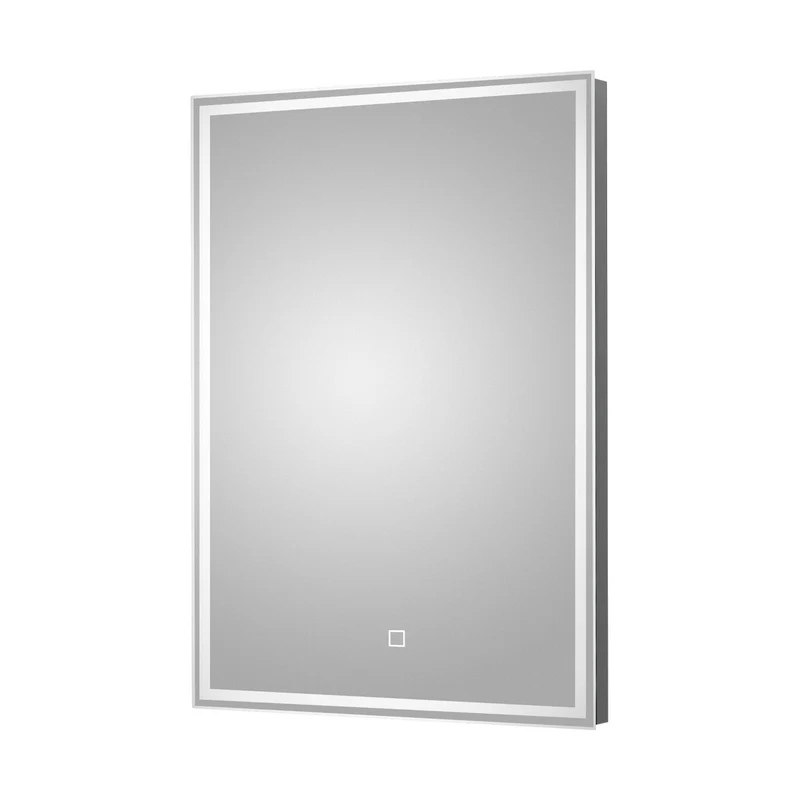 Nuie Led Touch Sensor 700 X 500 Led Mirror Contemporary Silver Aluminium 700x500x35mm
