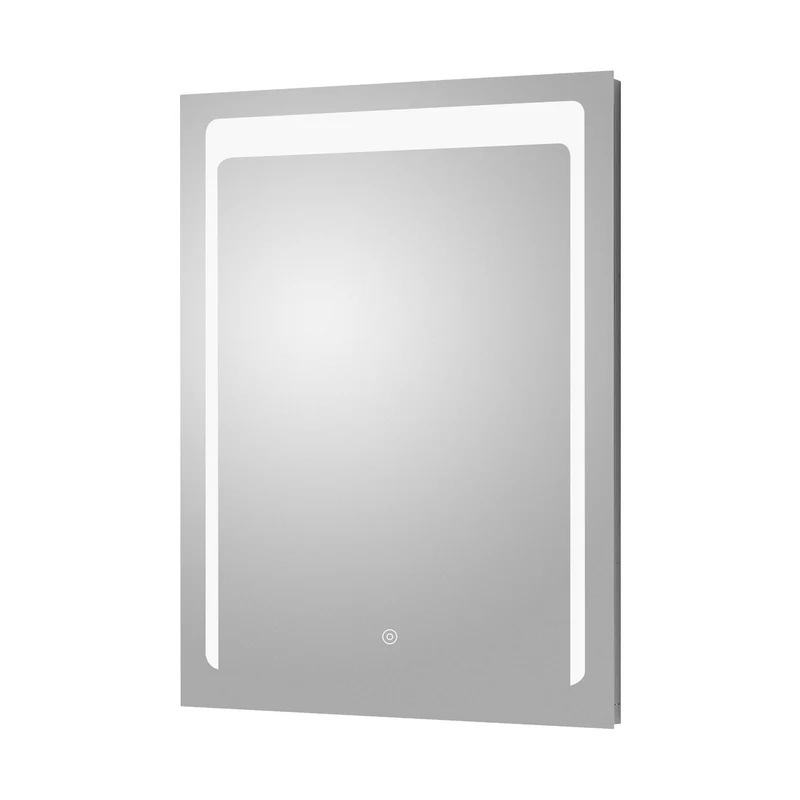 Nuie Led Touch Sensor 700 X 500 Led Mirror Contemporary Silver Aluminium 700x500x45mm