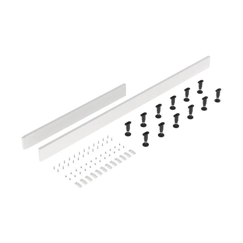 Nuie Leg Sets And Plinths Leg Set & Plinth Kit (1700 &1000 Plinth) Contemporary White ABS 12x105x12mm