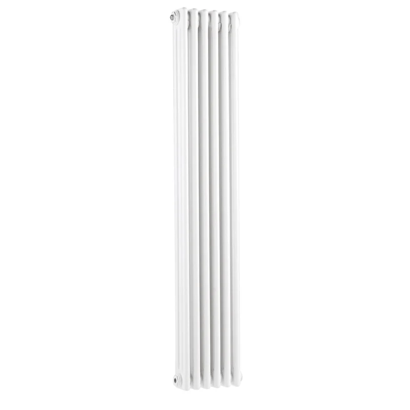 Nuie Colosseum Triple Column Traditional Radiator Contemporary White Steel 1500x287x100mm
