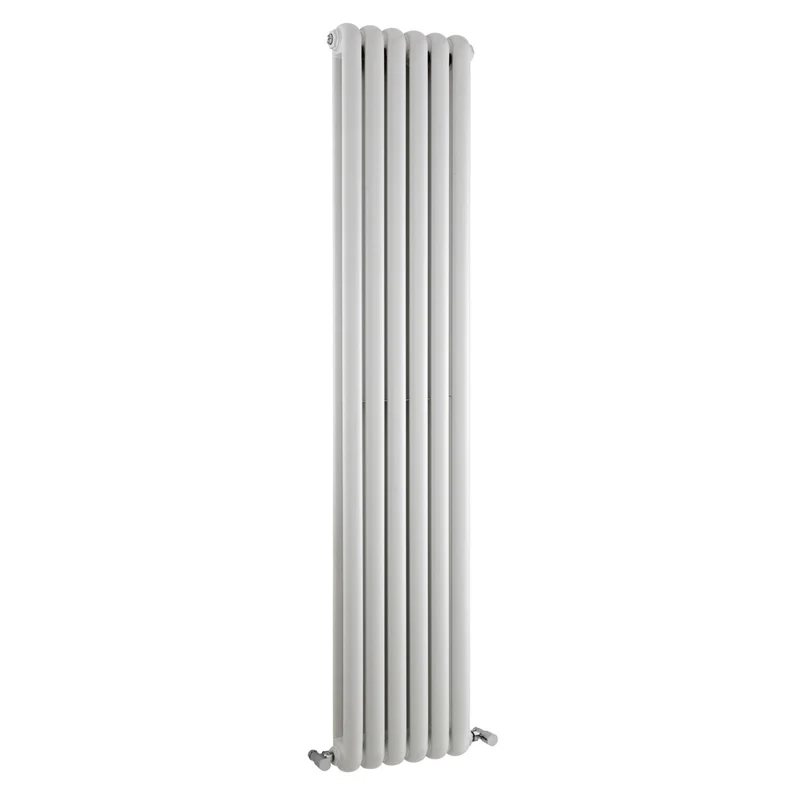 Nuie Salvia Designer Radiator Contemporary White Steel 1800x383x80mm