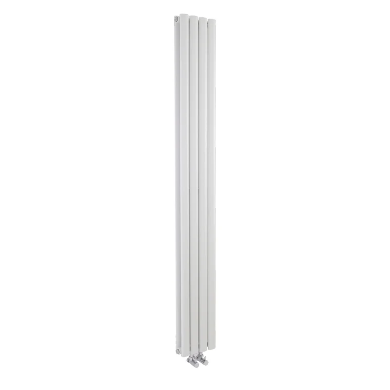 Nuie Revive Compact Designer Radiator Contemporary White Steel 1800x236x78mm