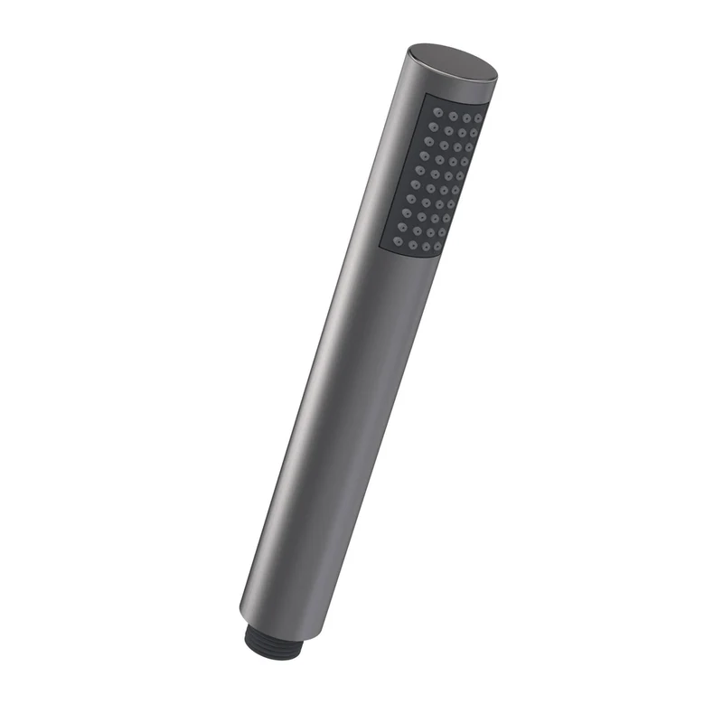 Nuie Easy-clean Handset Contemporary Brushed Pewter ABS 210x30x30mm