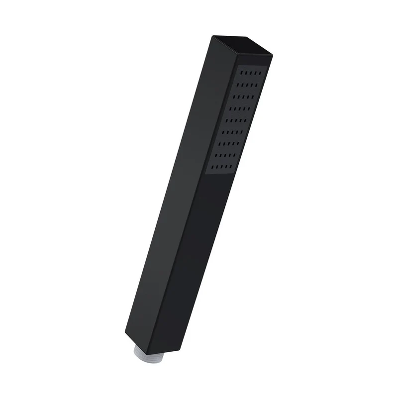 Nuie Shower Parts Minimalist Handset Contemporary Matt Black ABS 231x28x28mm