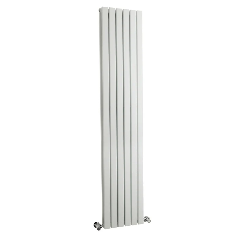 Nuie Sloane Double Panel Designer Radiator Contemporary White Steel 1800x354x72mm