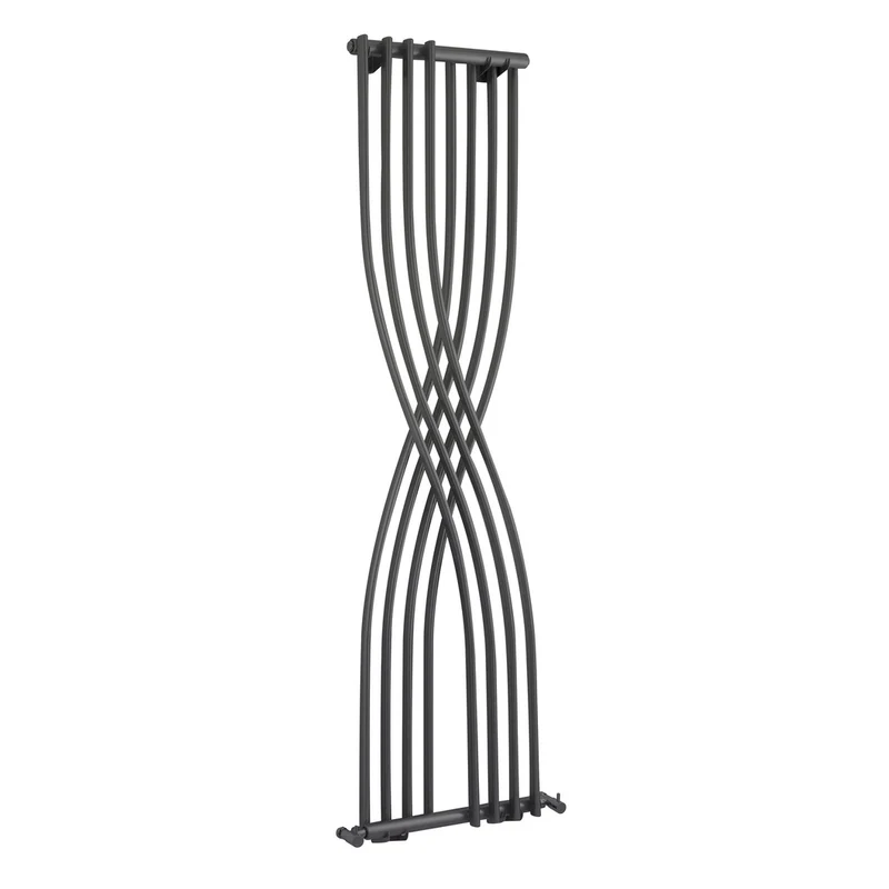 Nuie Xcite Designer Radiator Contemporary Anthracite Steel 1775x450x90mm