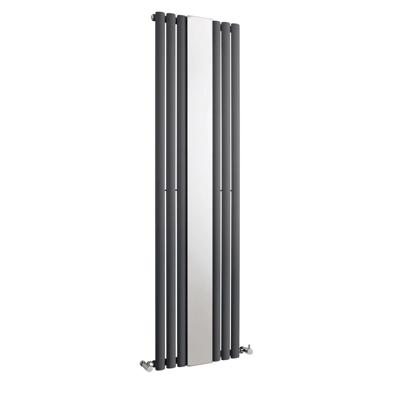 Nuie Revive Single Panel Designer Radiator Contemporary Anthracite Steel 1800x499x55mm