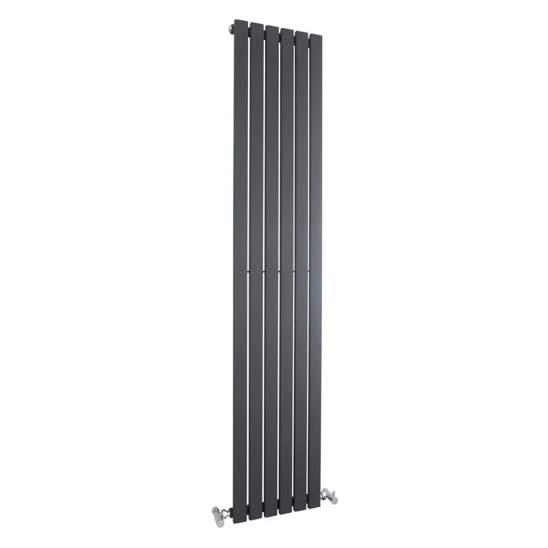 Nuie Sloane Single Panel Designer Radiator Contemporary Anthracite Steel 1800x354x57mm