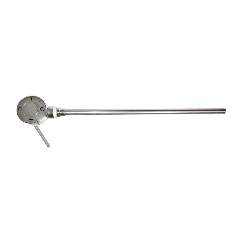 Nuie Heating Extras Thermostatic Heating Element Contemporary Chrome Stainless Steel 45x56x435mm - HL502