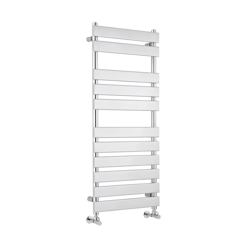 Nuie Piazza Heated Towel Rail Contemporary Chrome Steel 1200x500x59mm