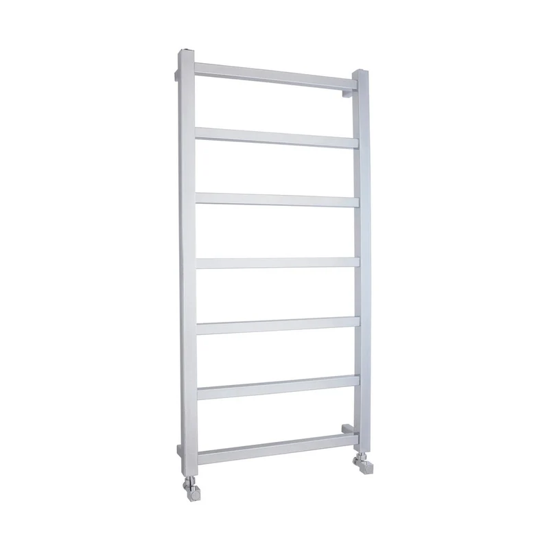 Nuie Eton Heated Towel Rail Contemporary Chrome Steel 1200x600x40mm