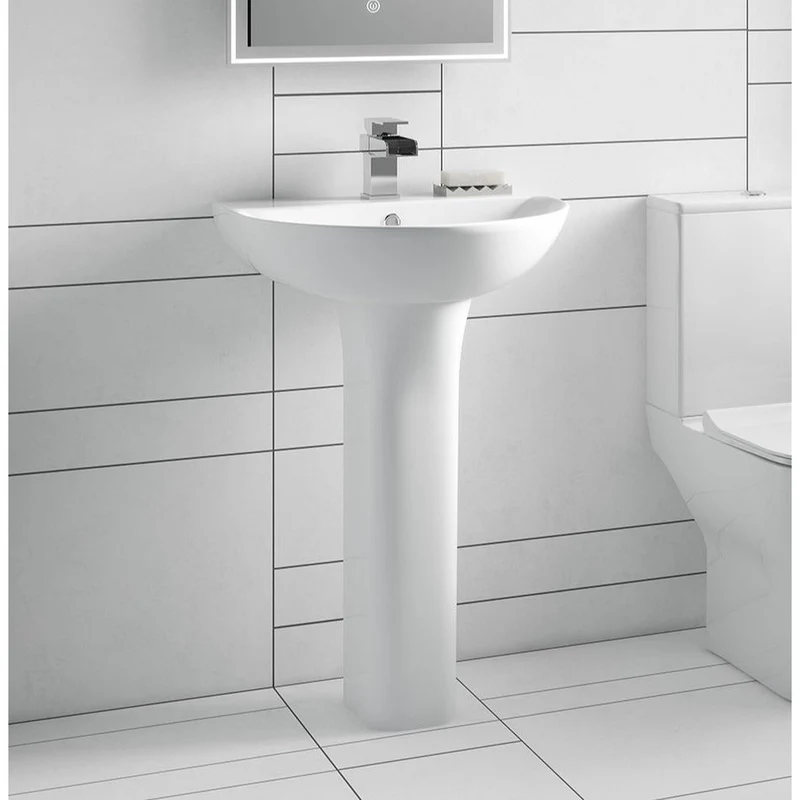 Lana 550mm Basin & Full Pedestal