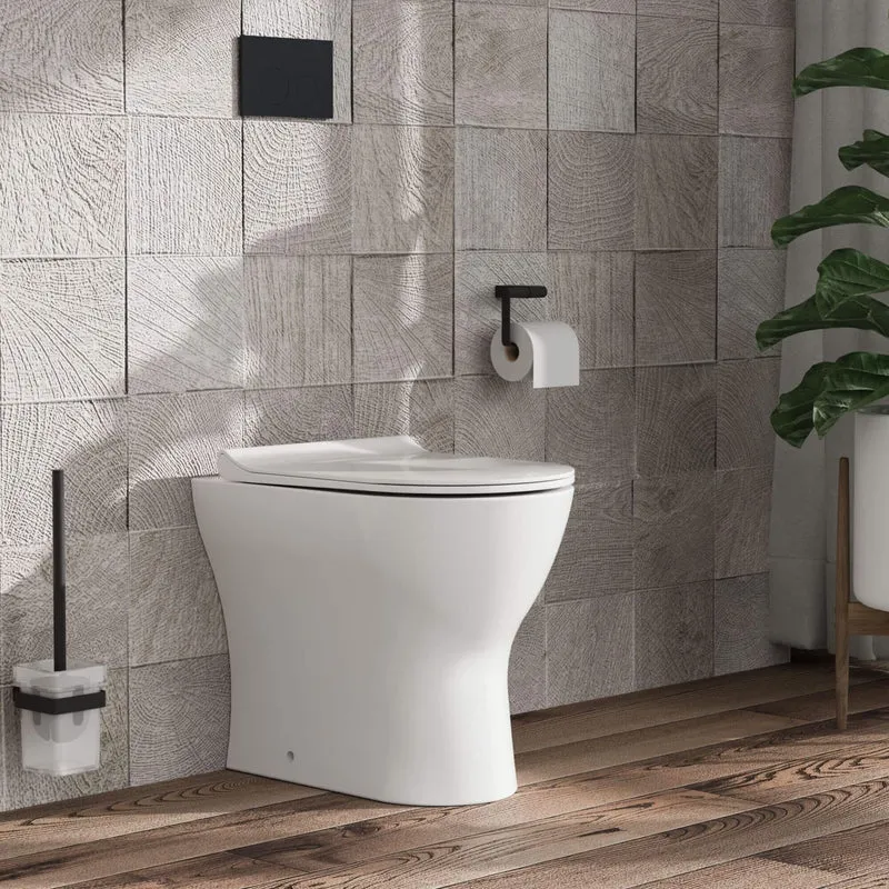 Lana Rimless Back To Wall Toilet & Soft Close Seat