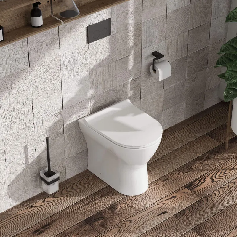 Lana Rimless Back To Wall Toilet & Soft Close Seat